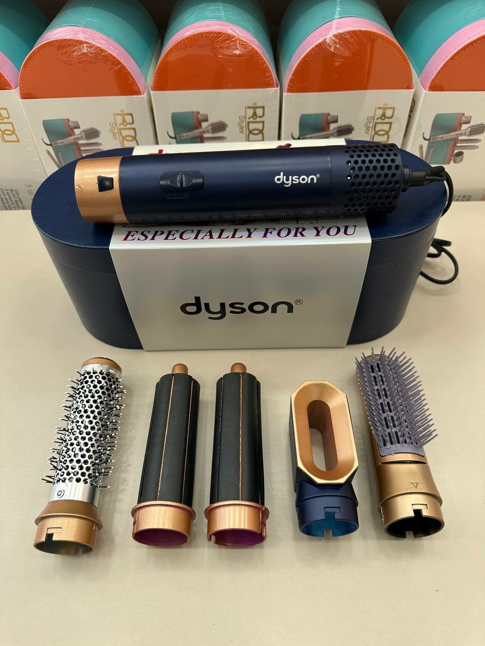 Мультистайлер фен для волос 5 в 1 под dayson lux copy на 8 марта