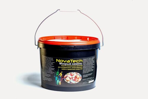 Изображение товара Пропитка NovaTech с эффектом Мокрого камня 5 л, для внутренних и наружных работ