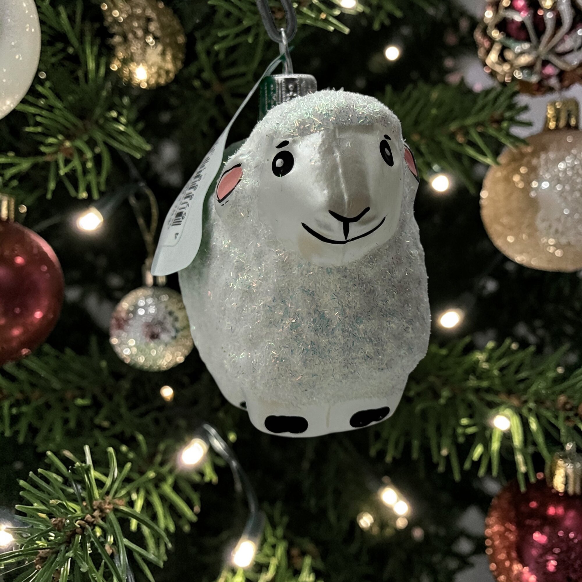 Елочная игрушка "Овечка"