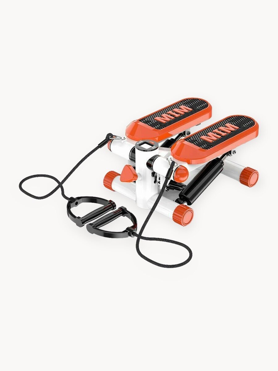 Степпер с эспандерами тренажер для дома Мини тренажер для похудения, для ходьбы, для ног и ягодиц