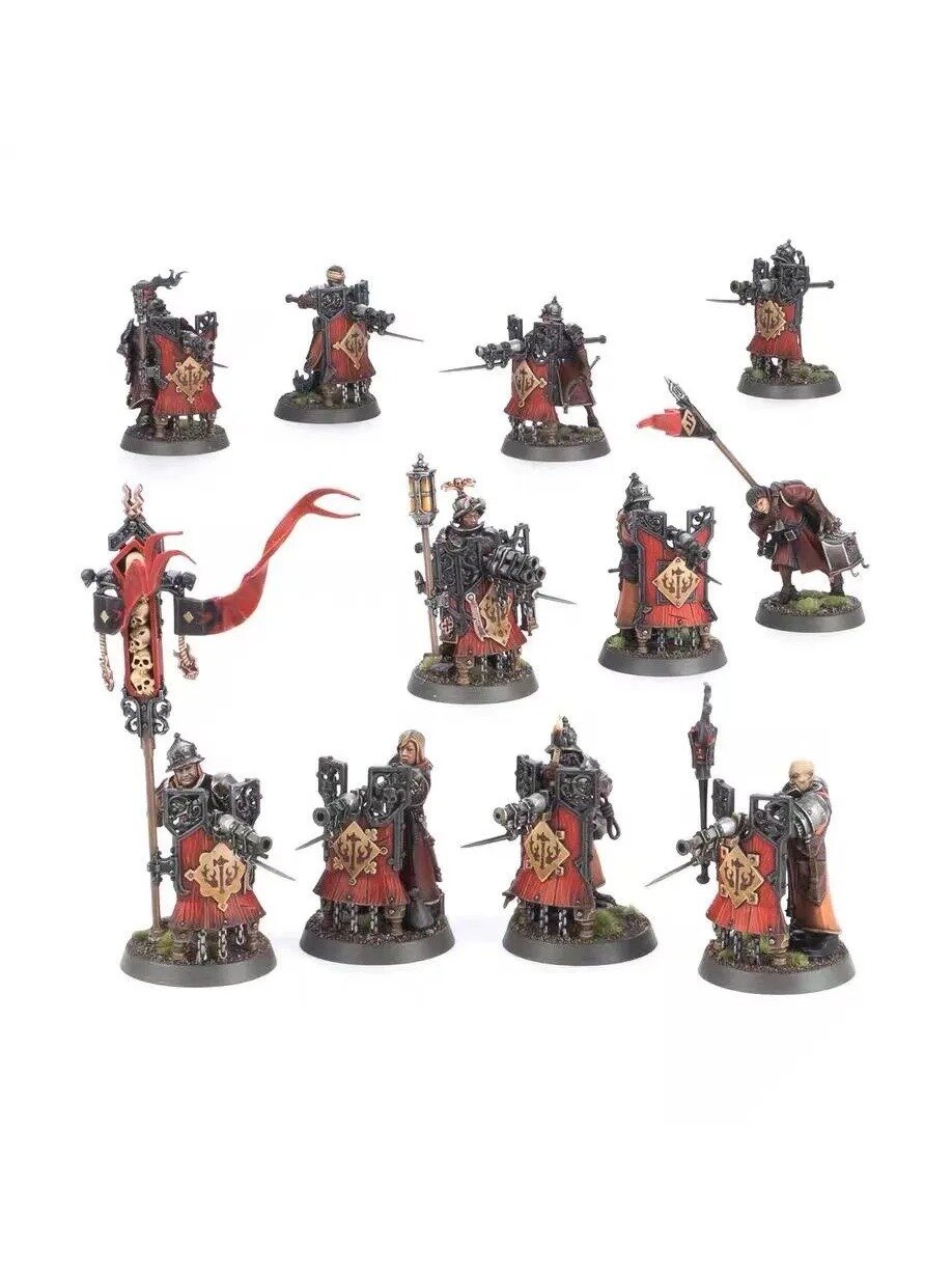 Смола Миниатюра Warhammer AOS Freeguild Fusiliers / миниатюр для настольной игры Упражнения для раскрашивания