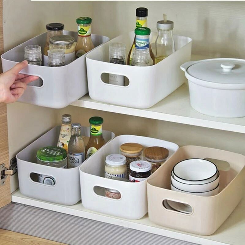 Органайзер для хранения на кухни, ванной, ящиках 6шт (белые) - фотография № 5