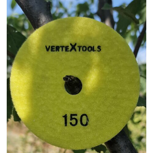 Черепашка для шлифовки керамогранита гранита плитки 100 мм зернистость 150 10шт Вертекс 3199₽