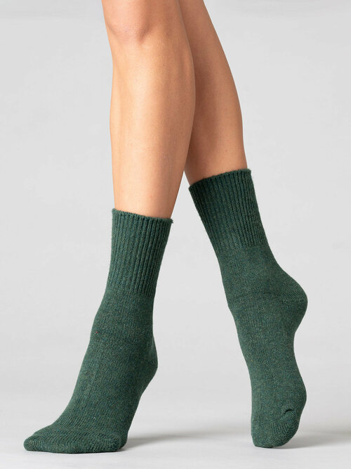 Женские носки Giulia, размер 36/40, зеленый