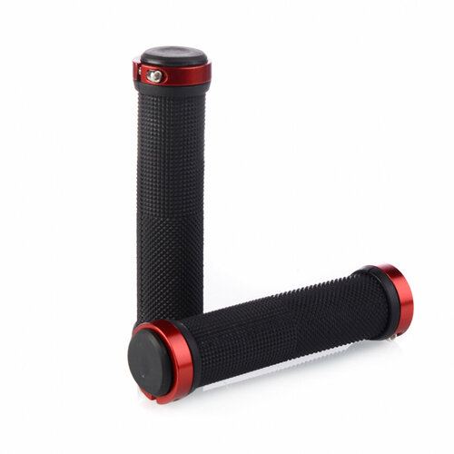 фото Грипсы tequila grips tg-13 130mm с алюминевыми струбцинами (черно-красные) joy kie