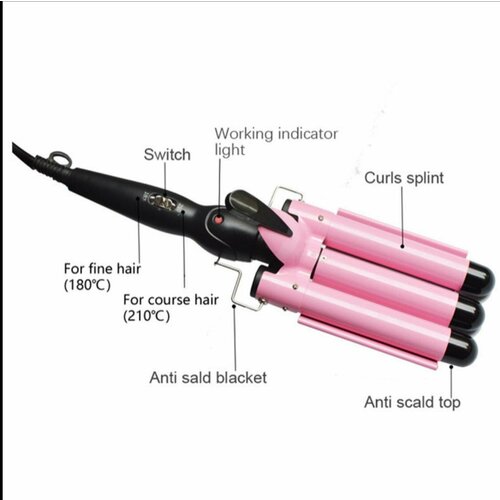 Тройная плойка для волосЩипцы для завивки волос22мм 170000₽