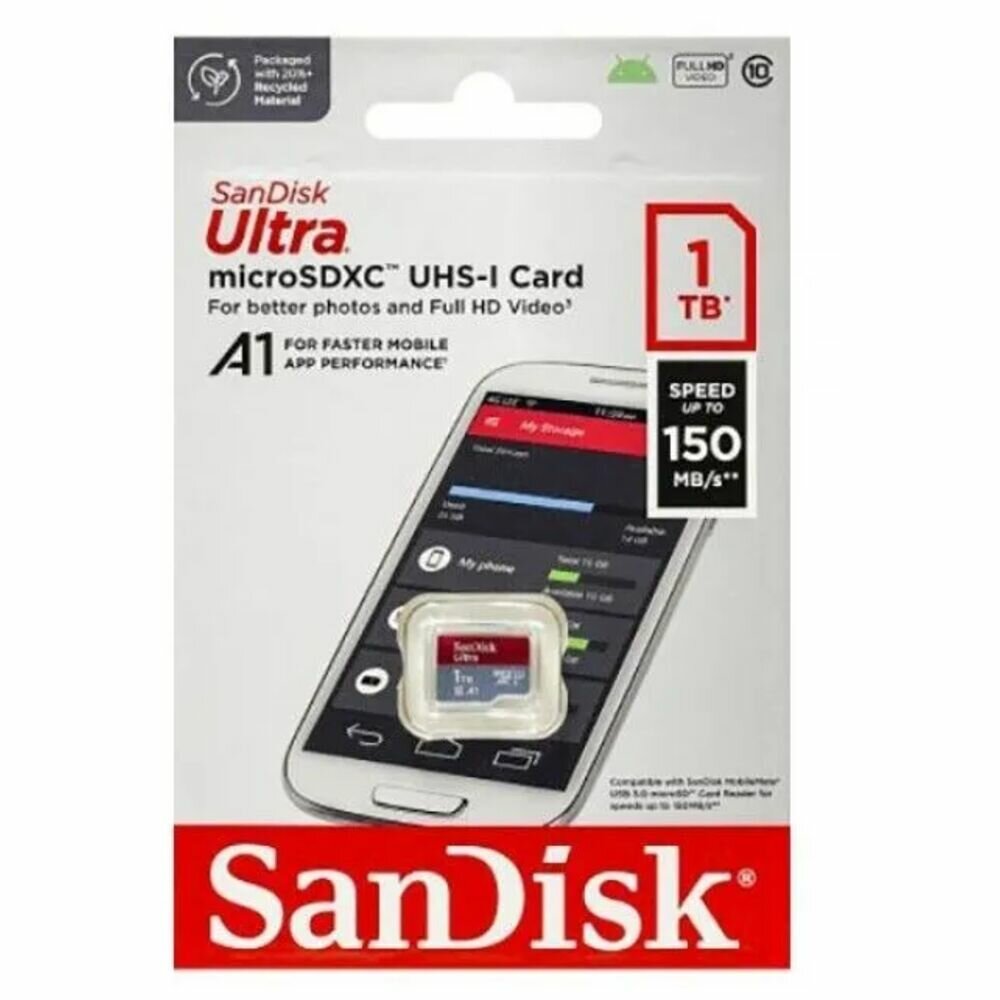 SD карта Sandisk Ultra SDSQUAC-1T00-GN6MN