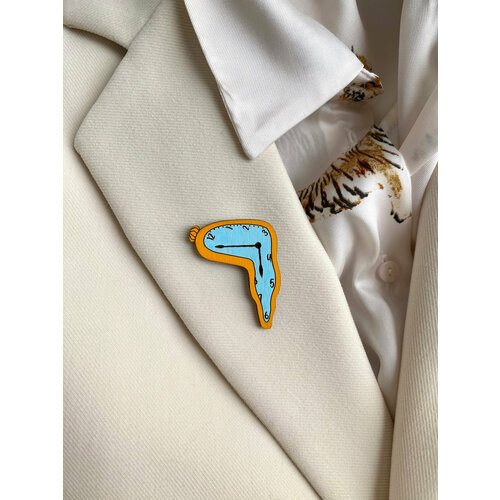 Брошь, голубой