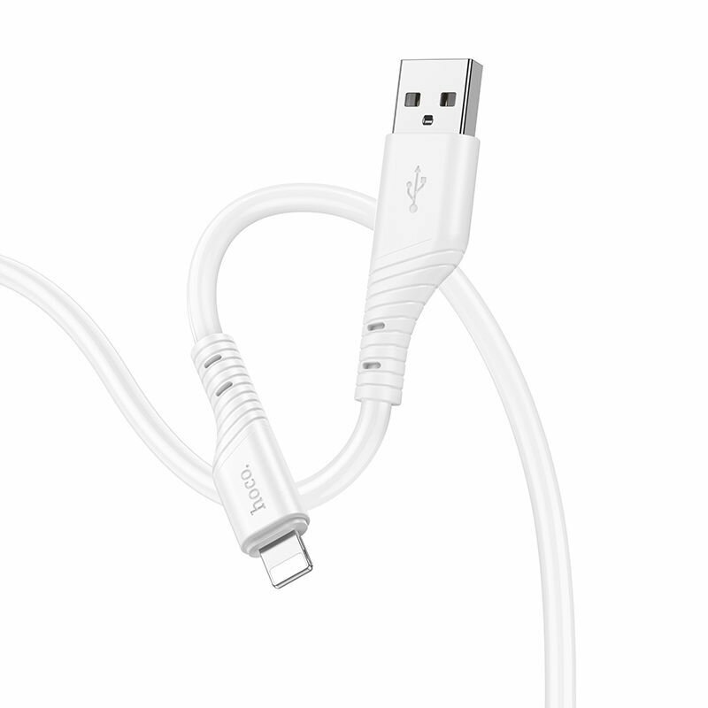 Кабель USB 2.4A (iOS Lighting) 1м HOCO X97 Белый