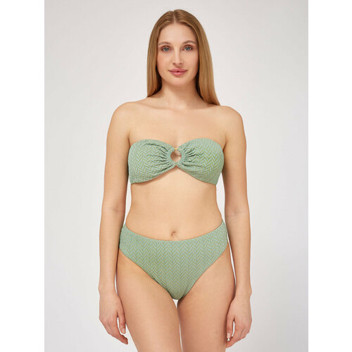 фото Купальник pilyq, размер 42, зеленый