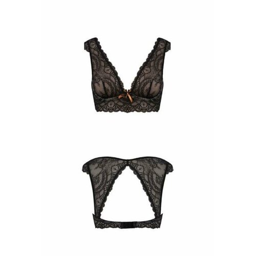 Бюстгальтер классика  Alisee, чашка мягкая, размер 75A, черный