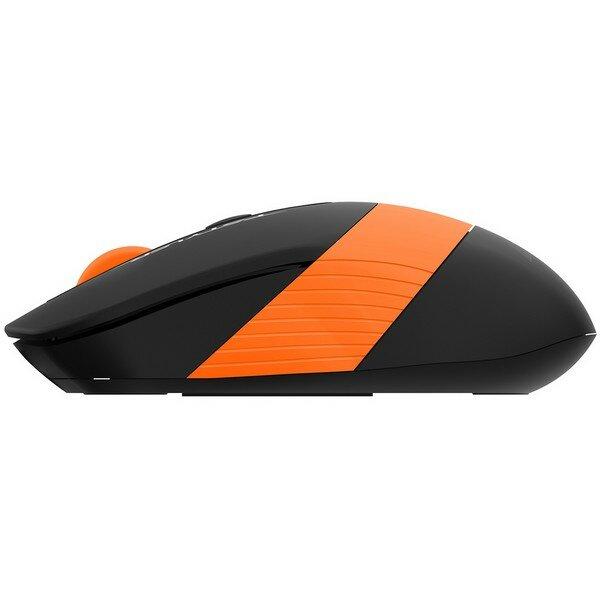 Комплект клавиатура и мышь A4TECH Fstyler FG1010 черный/оранжевый USB беспроводная (1147574) - фотография № 17
