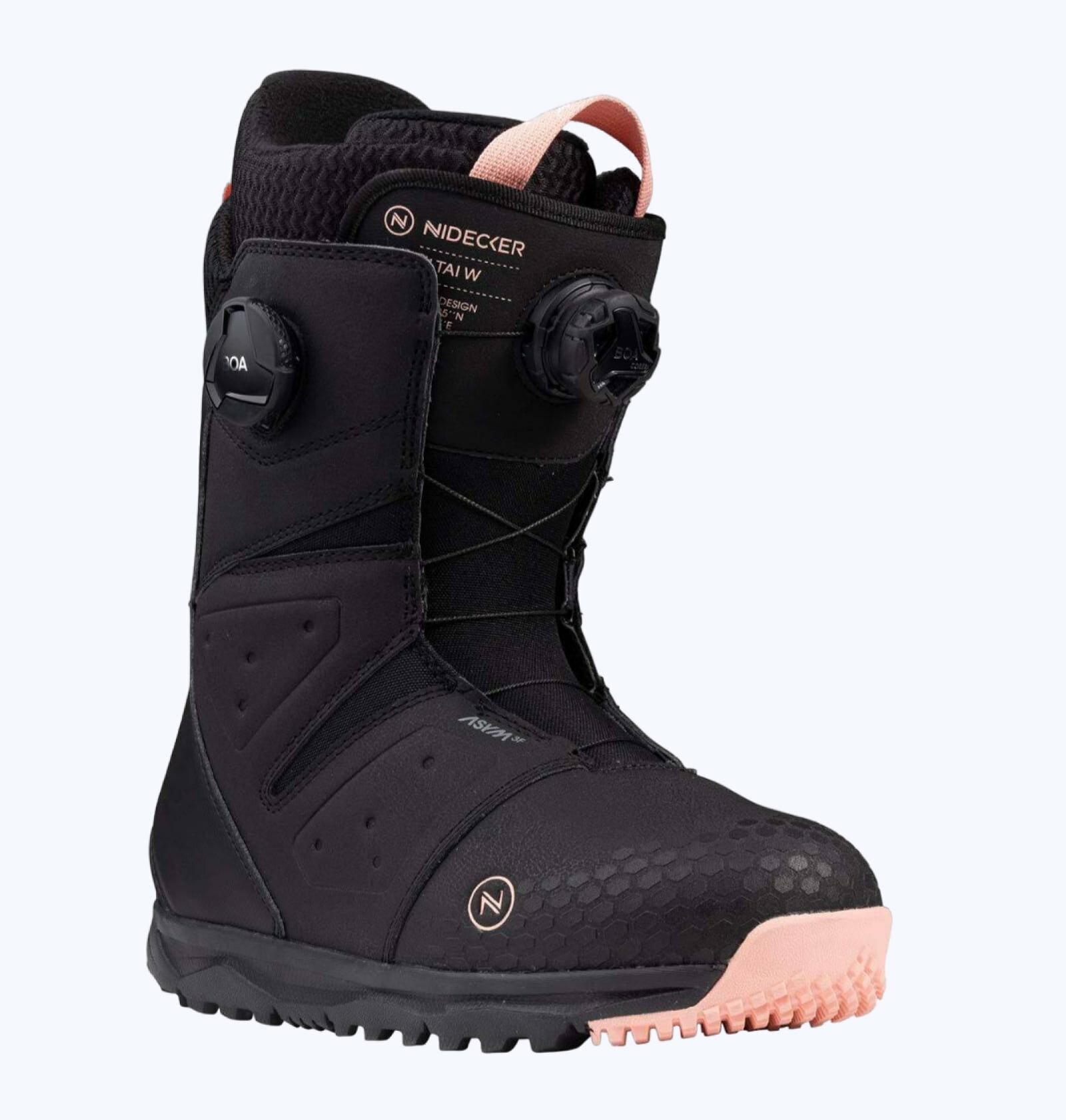 Сноубордические ботинки NIDECKER Altai Women - 37 - (24 см) - Черный