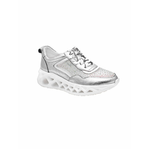 фото Кеды francesco v, размер 40, серебряный