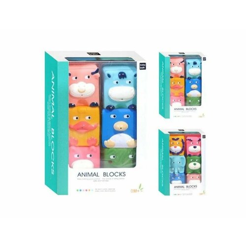 Игрушка для купания ANIMAL BLOCKS (6 предметов) в коробке