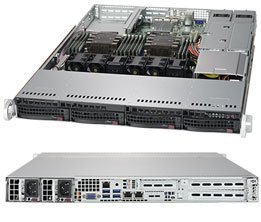 Серверная платформа Supermicro SuperServer 1U 6019P-MTR noCPU(2)Scalable/TDP 70-140W/ no DIMM(8)/ SATARAID HDD(4)LFF/ 2xGbE/1xFH, M2/ 2x600W