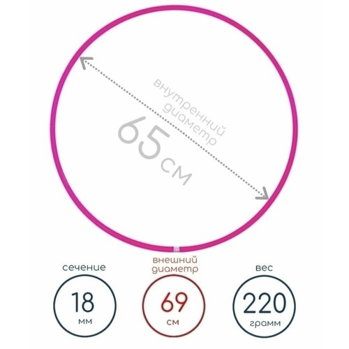 Обруч Verba профессиональный 65 см 1118₽