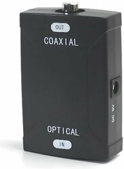 Конвертер адаптер переходник Coaxial OUT - Optical / Toslink IN