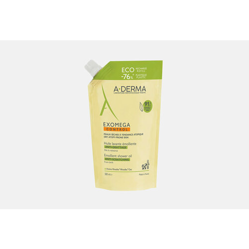 Смягчающее масло для душа (сменный блок) A-Derma EXOMEGA CONTROL / объём 500 мл