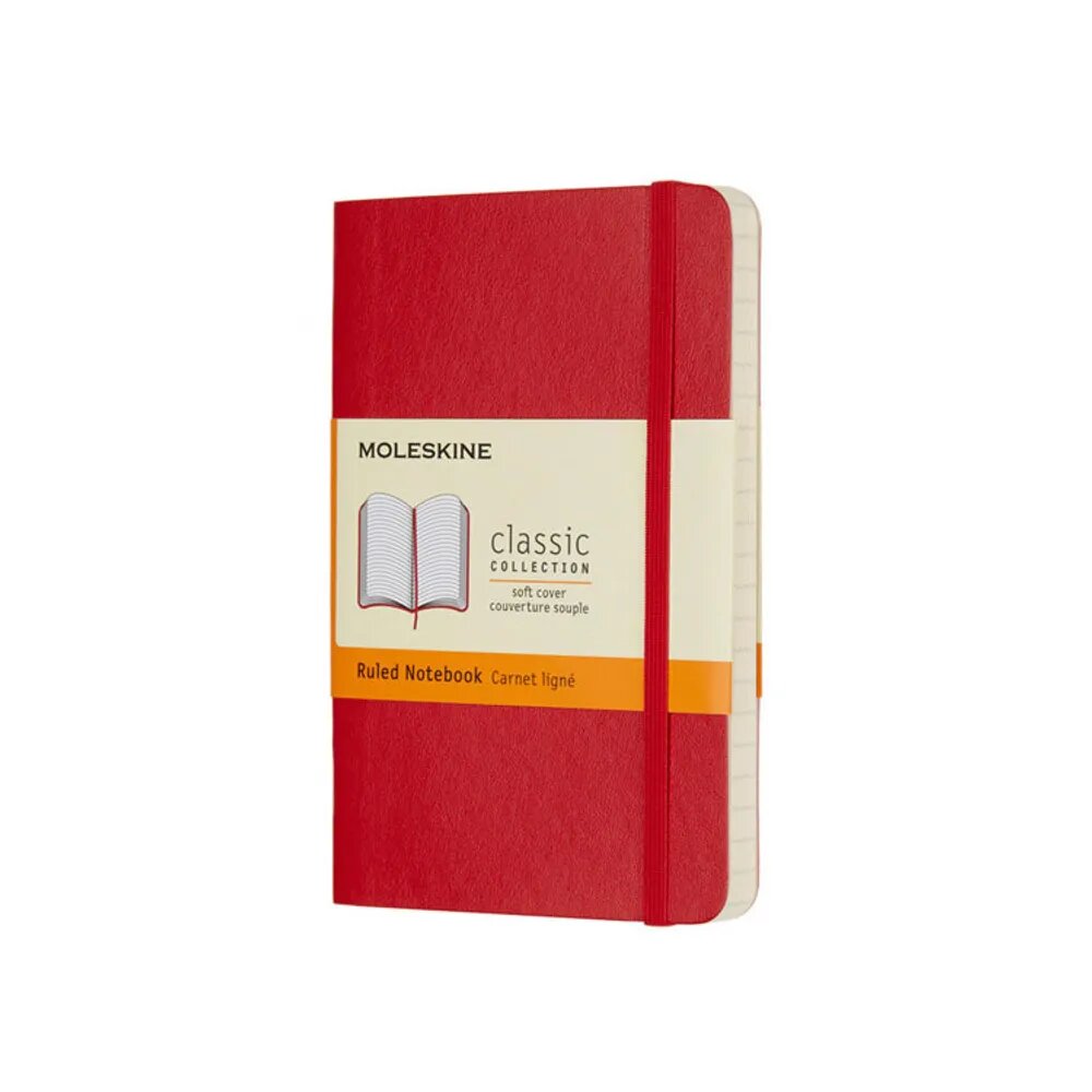 Блокнот Moleskin Classic Pocket, 9х14 см, 192 страницы, мягкая обложка