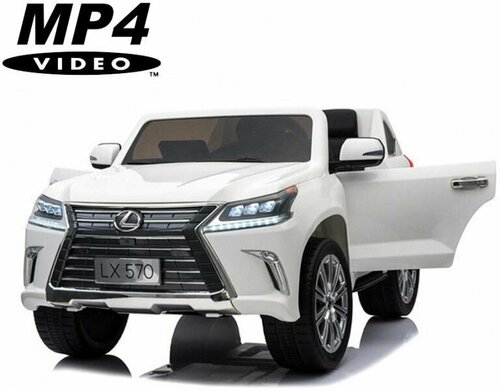 Dake Lexus LX570 4WD MP4 детский электромобиль DK-LX570-WHITE-MP4