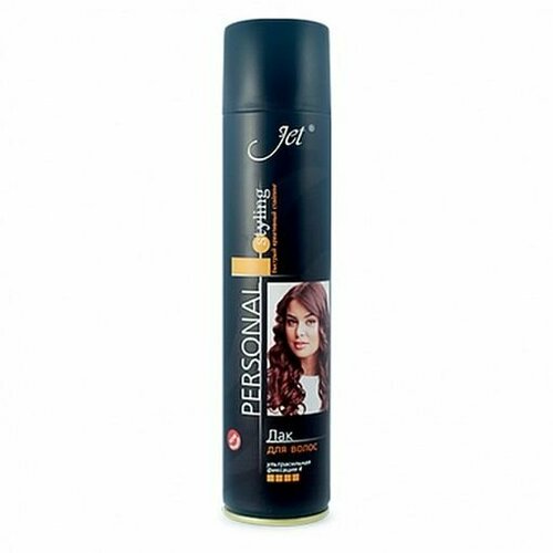 JET Лак для волос Объем и Стойкость, ультрасильной фиксации, 190 мл.
