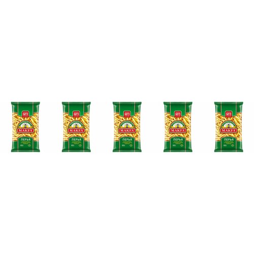 Makfa Макаронные изделия Перья любительские, 400 г, 5 шт