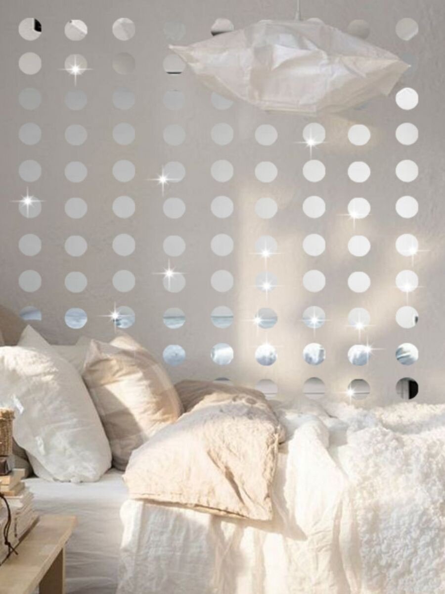 Интерьерные наклейки Anshery, зеркальные, влагостойкие, 30 шт. — фото 1