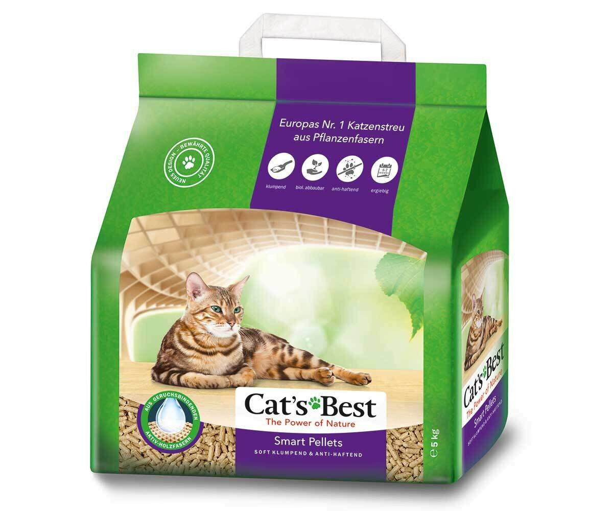 фото Комкующийся наполнитель Cat's Best Smart Pellets, 10 кг/20 л