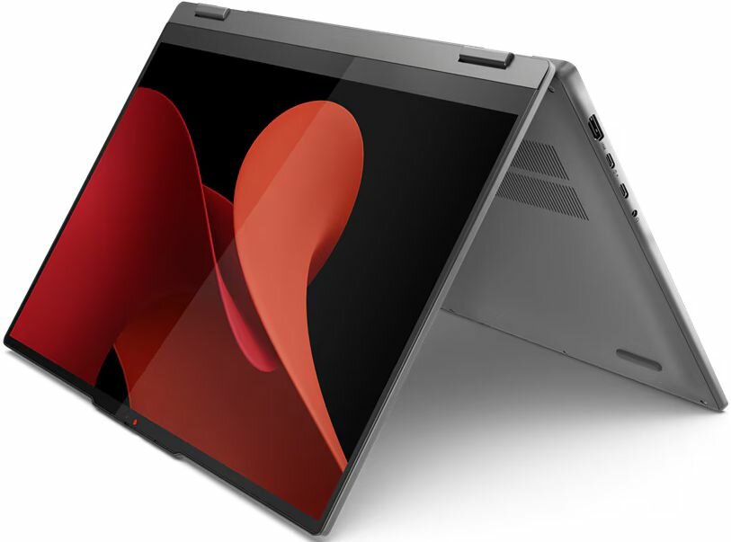 Ноутбук Lenovo IdeaPad 5 2-in-116AHP9Gen 9 16" OLED, Ryzen 7 8845HS, 16GB, 512GB SSD, Radeon, Без ОС, grey (83DS003WRK) — фото 1