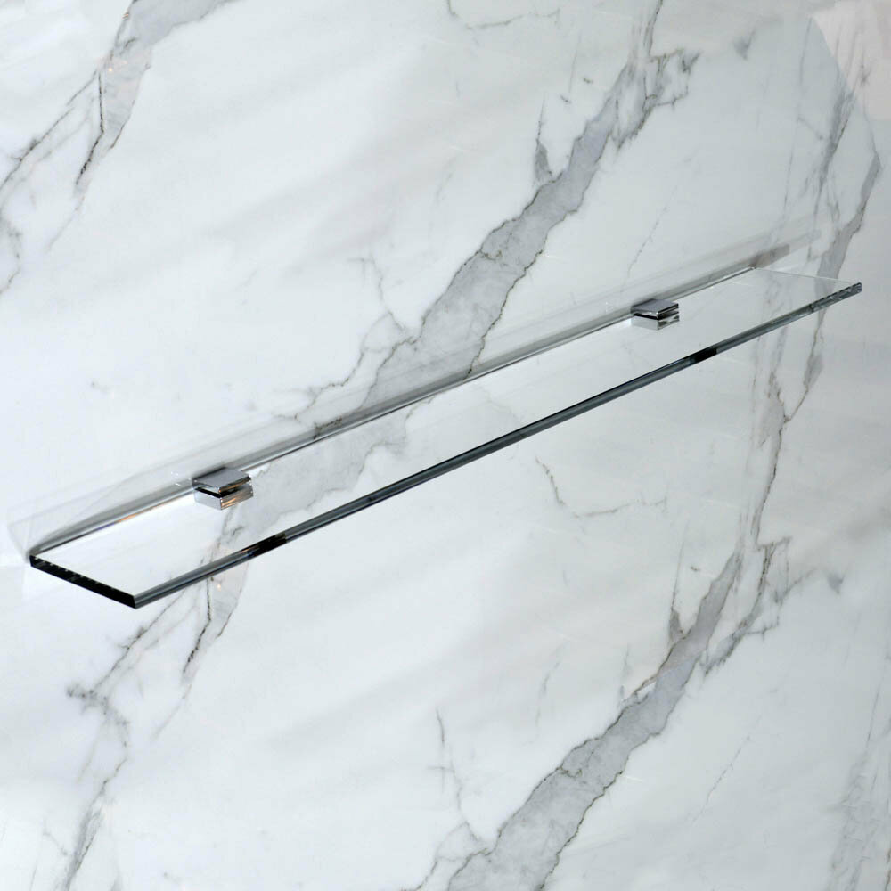 Полка STWORKI Glass Shelf 60 полкодержатели черные
