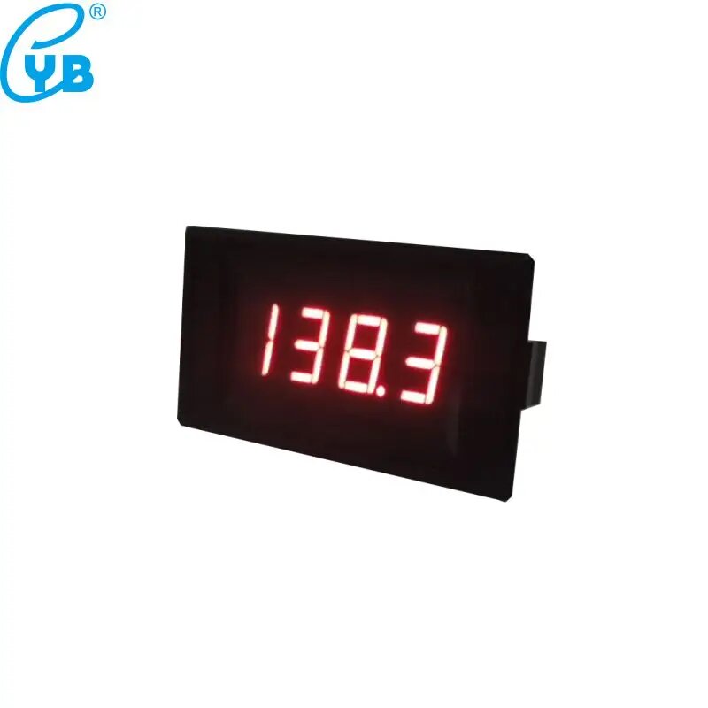 Изображение YB5135A AC LED Цифровой измеритель тока Амперметр переменного тока 200 мА 2A 10A 50A 100A 200A 300A 500A Микро амперметр Milli Amp Meter ICL7107, Red, Power supply DC12V, AC20A (include CT)