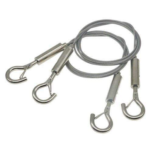 2 шт. регулируемая проволока для подвешивания картин из нержавеющей стали, сверхпрочная веревка зеркальной фурнитуры, выдерживает до 66 фунтов