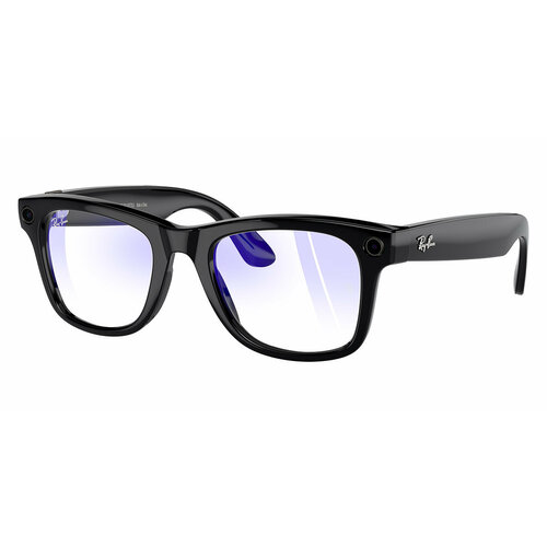 Умные очки экшн-очки с камерой Ray Ban WAYFARER Shiny BlackClear 601SB53 черныйпрозрачный RW4008 размер 53-22-155 89990₽