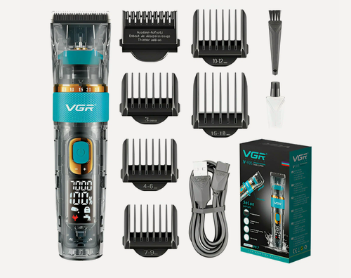 Изображение товара Профессиональная машинка для стрижки волос, бороды и усов VGR V0695