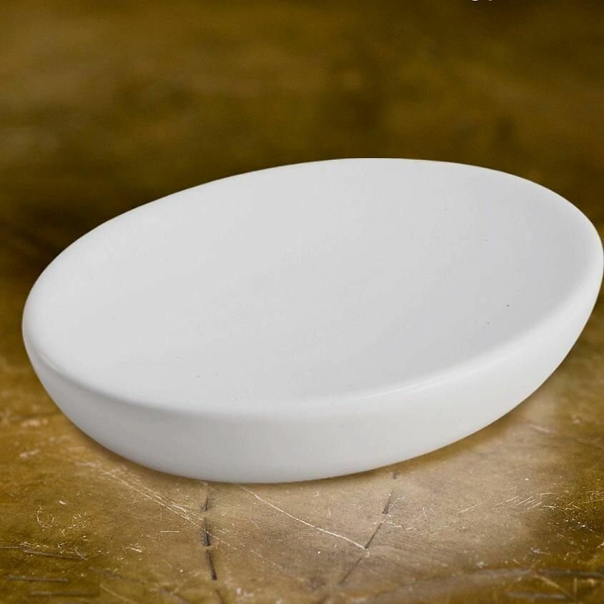 Мыльница ND Play Prostration, керамическая овальная, цвет белый — фото 1