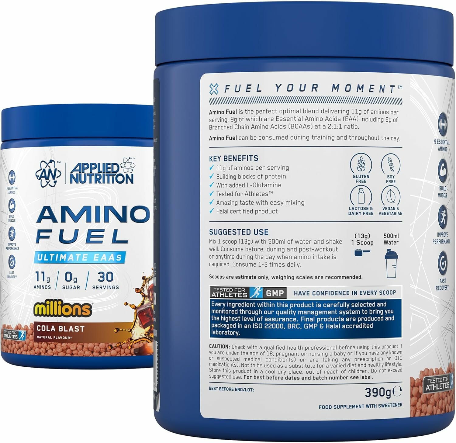 Applied Nutrition Amino Fuel Ultimate EAAs Millions Cola Blast, 30 порций — фото 1