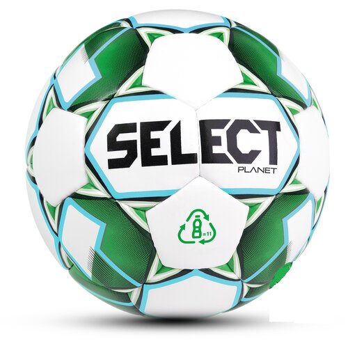 Футбольный мяч SELECT PLANET FIFA basic, бел/зел, 5