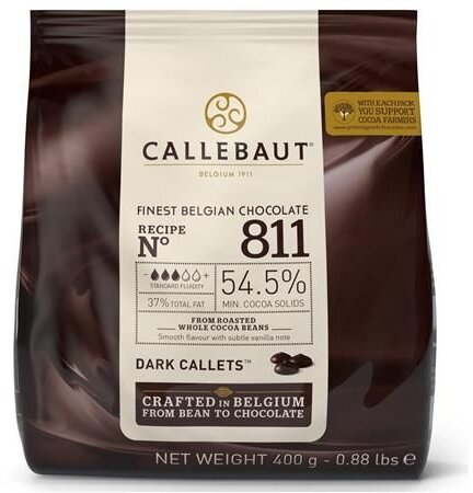 Callebaut Шоколадные капли №811