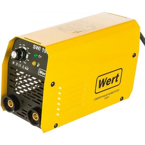 Сварочный инвертор WERT ММА SWI 190 547200₽