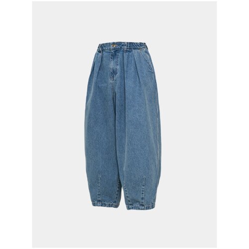 Джинсы Anglan Stone Vintage Denim Pants, голубой, one size