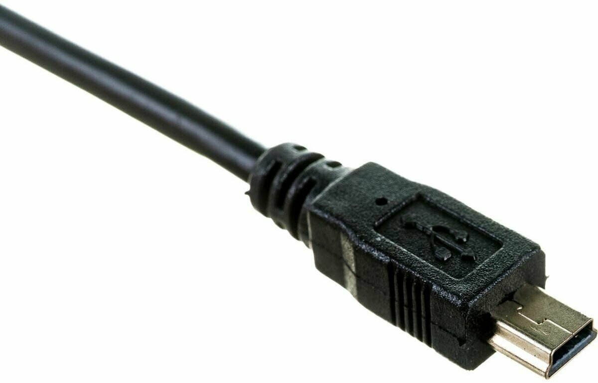 Кабель USB 2.0 miniUSB Gembird CCP-USB2-AM5P-1 круглый черный - фото №6