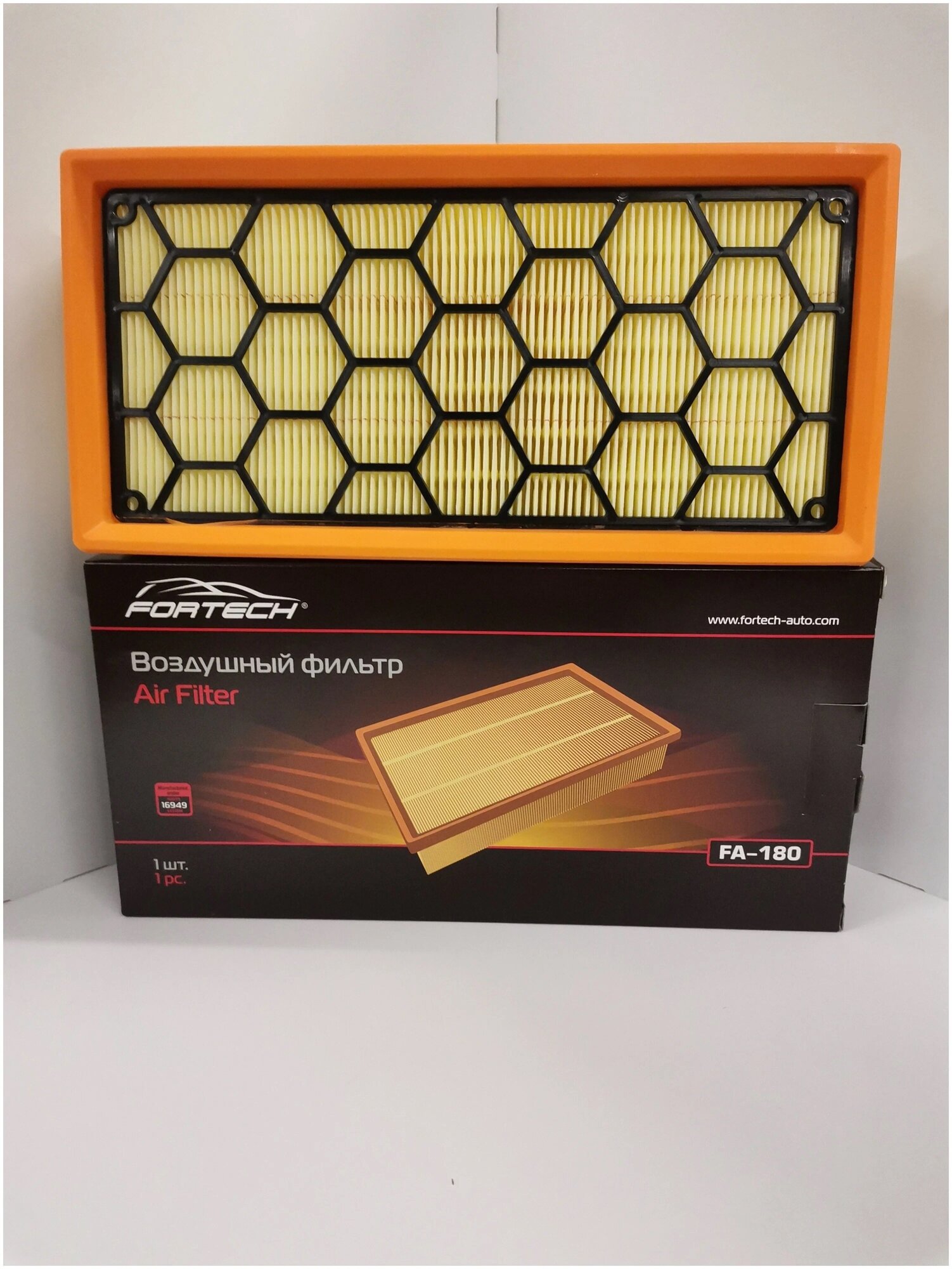 фото Фильтр воздушный FA180 FORTECH для LADA Largus, Vesta, XRAY / Воздушный фильтр фортек для Лада Ларгус, Веста, ИксРэй