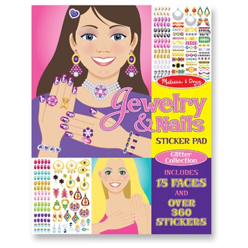 фото Набор трафаретов "сверкающий набор" melissa & doug