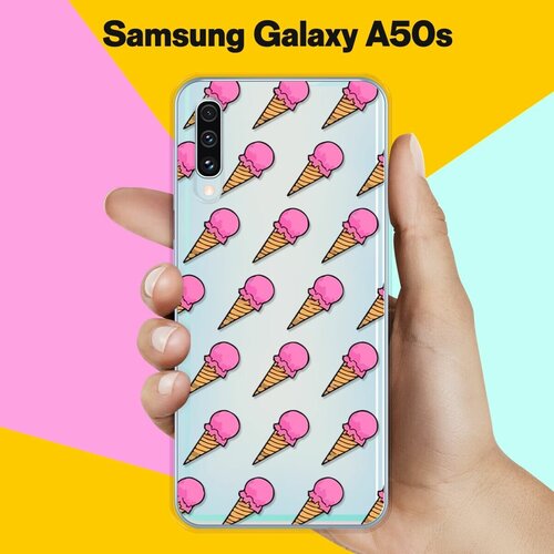 Силиконовый чехол Мороженое на Samsung Galaxy A50s