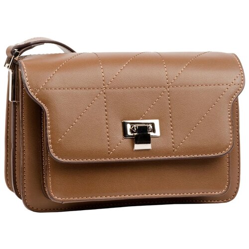 фото Сумка кросс-боди susen, искусственная кожа, коричневый