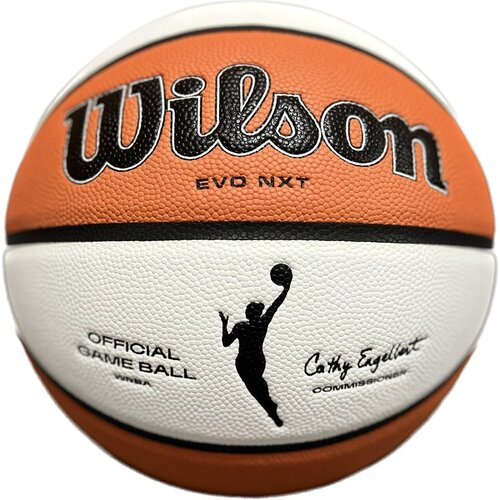 Баскетбольный мяч Wilson WNBA OFFICIAL GAME BASKETBALL. Размер 6. Orange/White. Indoor