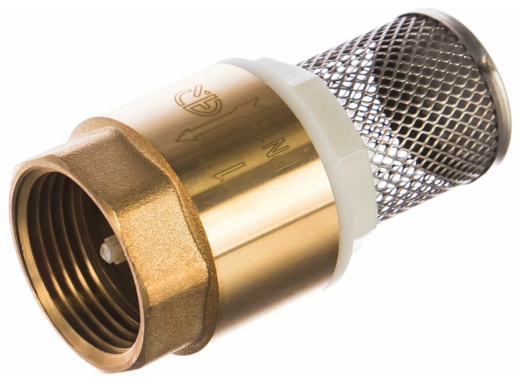 фото Клапан обратный 1" с фильтром (латунь)
