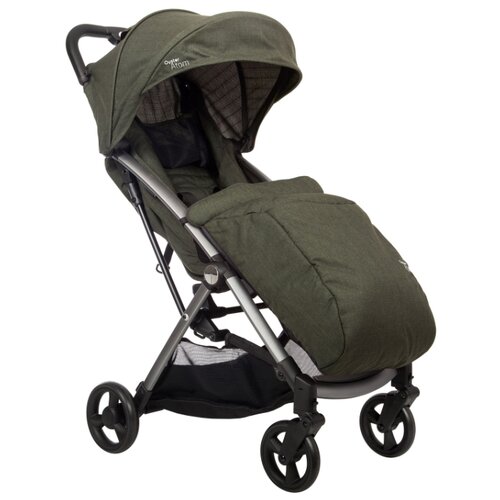 фото Прогулочная коляска Oyster Atom (с накидкой) Olive Green