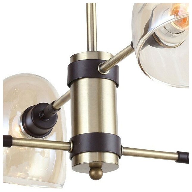 Rivoli Люстра Camila P4 золото сатин E144 40W Б0044511